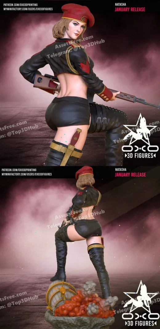 Oxo3d figures natasha