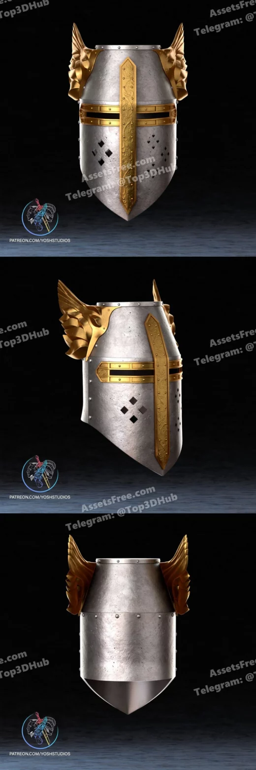 Oblivion crusader helmet yosh studios