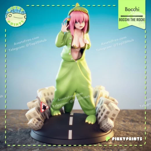 Pikky prints bocchi the rock hitori goto (bocchi)