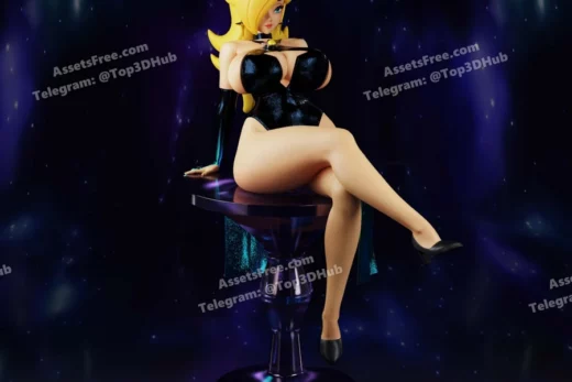 Polybitsart super mario princess rosalina