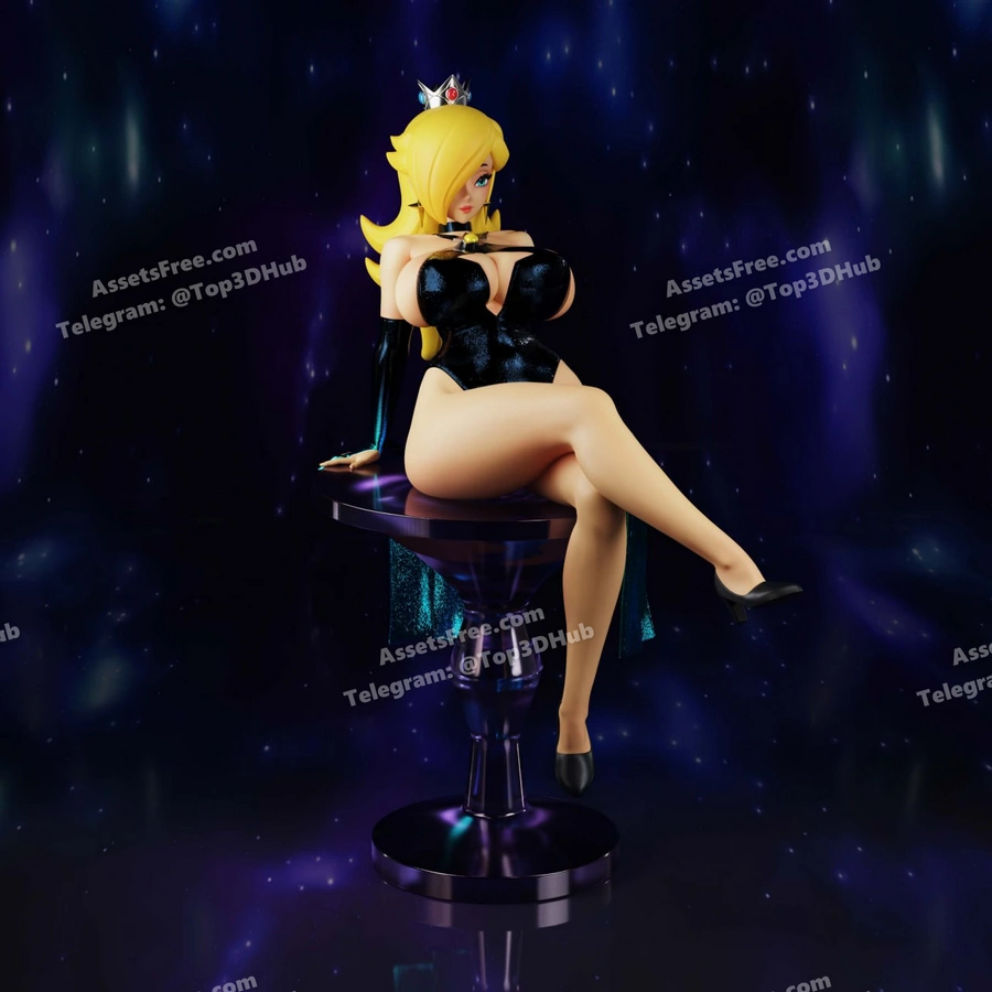 PolyBitsArt – Super Mario – Princess Rosalina – STL 3D Print Model | AssetsFree.com Polybitsart super mario princess rosalina