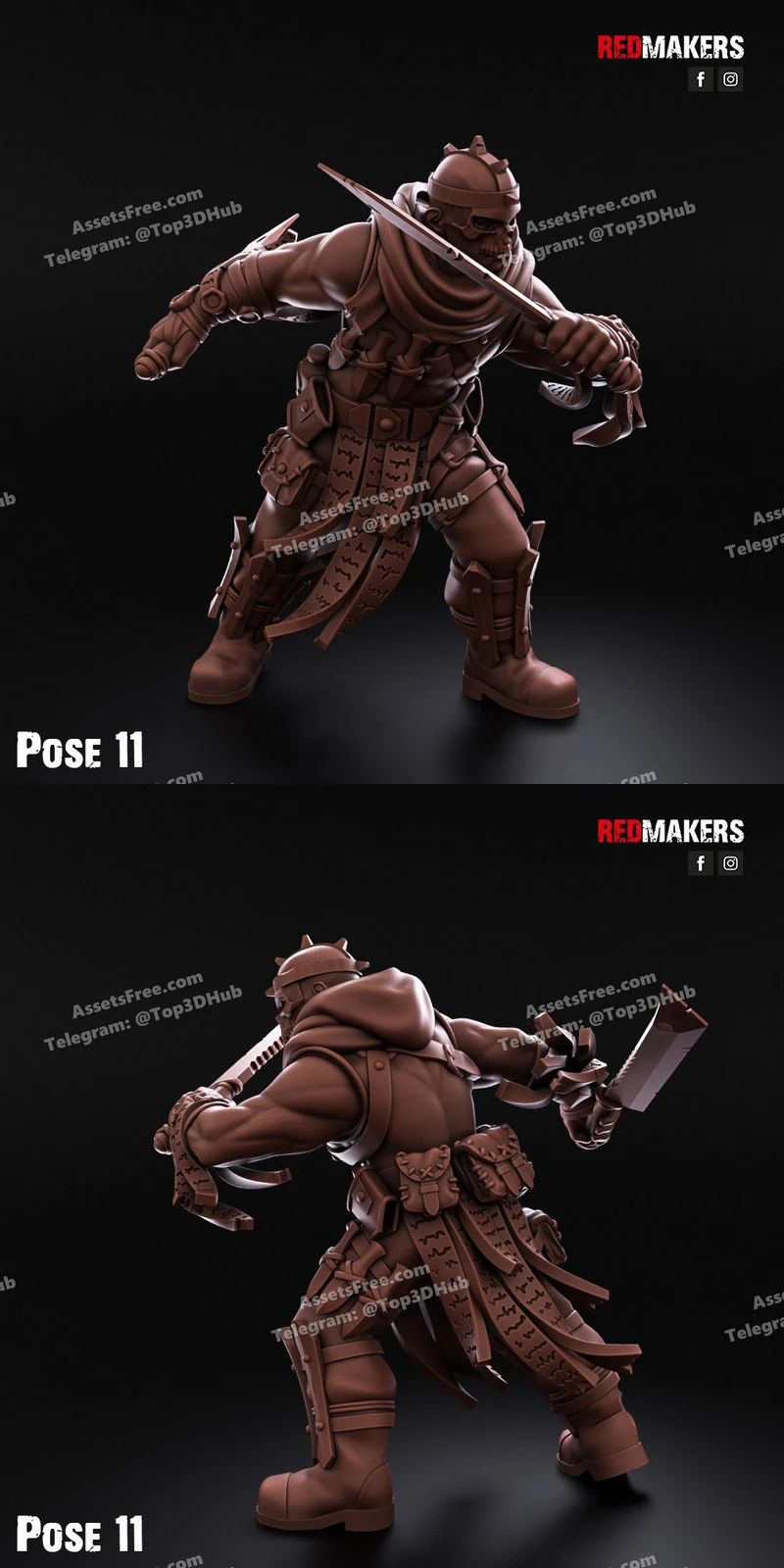 Pose 11 (death cult assassin)