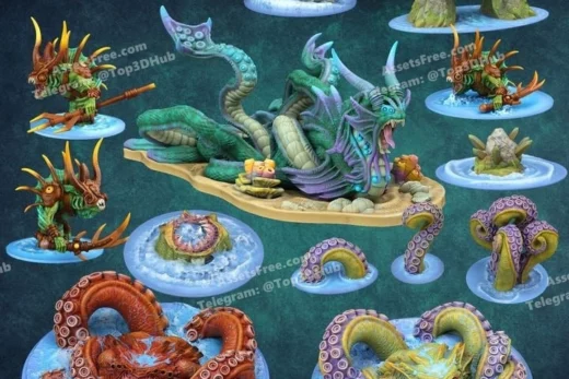 Print your monsters vol01 ocean pack