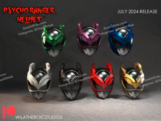 Psycho ranger helmets