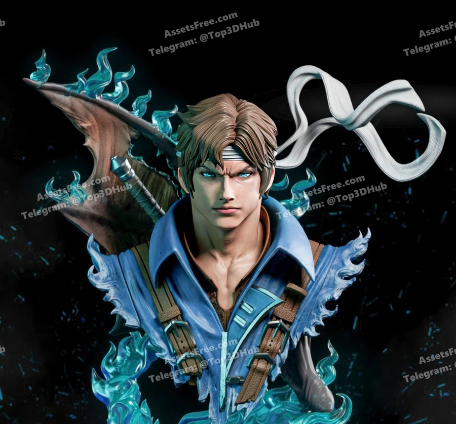 Richter Belmont Bust Castlevania – STL 3D Print Model | AssetsFree.com Richter belmont bust castlevania