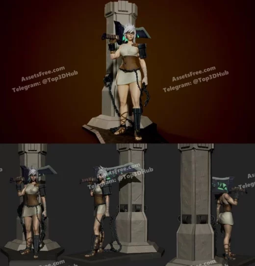 Riven league of legends inaki sculpts