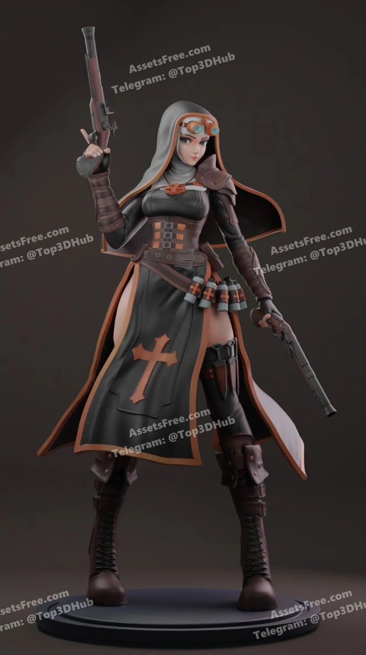 Rubim – Nun – STL 3D Print Model | AssetsFree.com Rubim nun