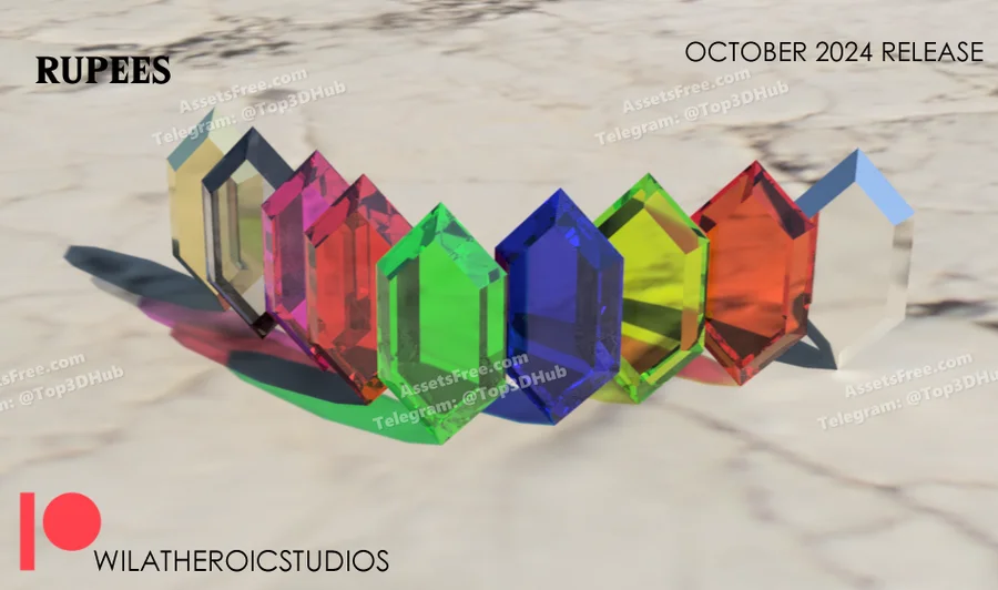 Rupees – STL 3D Print Model | AssetsFree.com Rupees