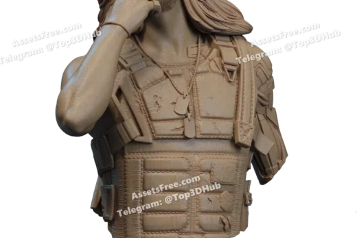 Stl jhonny silverhand bust