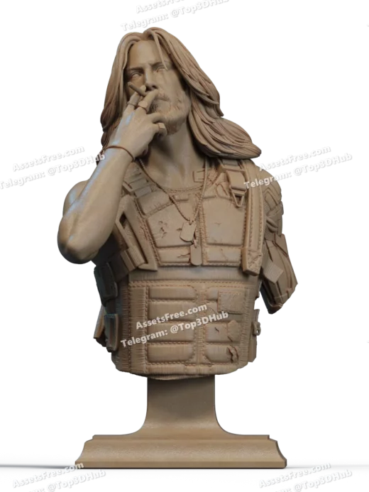 Stl jhonny silverhand bust