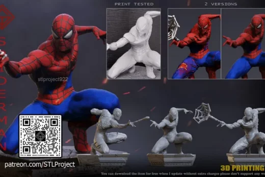Stl project spiderman