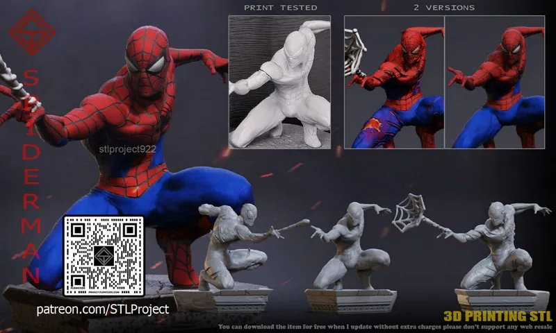 Stl project spiderman