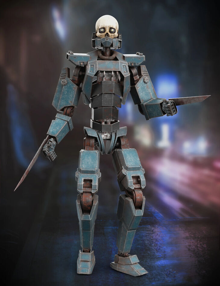 Sci-Fi Armageddon Robot – STL 3D Print Model | AssetsFree.com Sci fi armageddon robot
