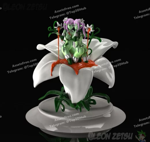 Sexy plant girl fanart