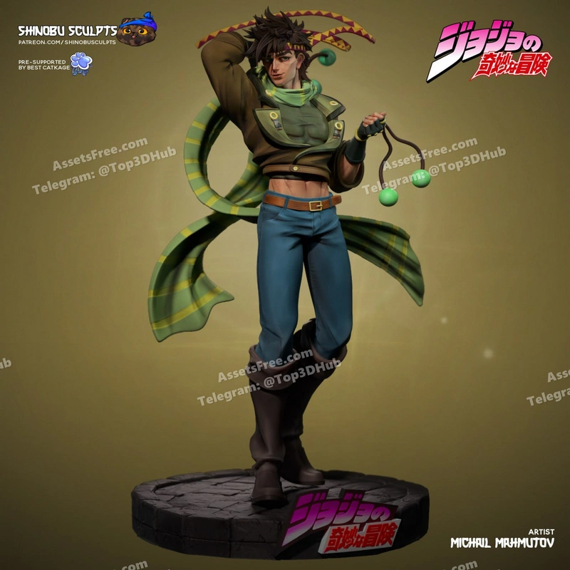 Shinobu_Sculpts_Joseph_Joestar_JoJo’s_Bizarre_Adventure – STL 3D Print Model | AssetsFree.com Shinobu sculpts joseph joestar jojo's bizarre adventure