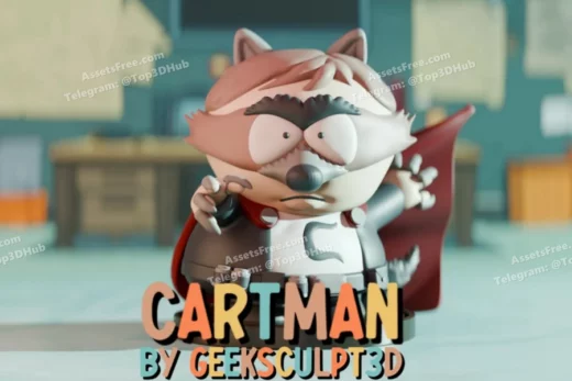South park cartman as the coon figurine