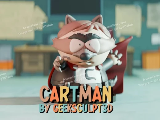 South park cartman as the coon figurine