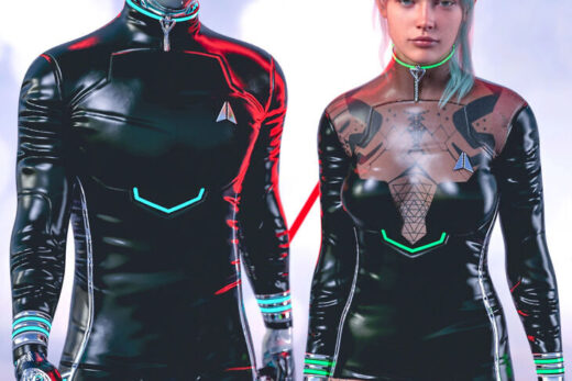 Space crew outfit for genesis 9