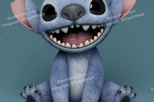 Stitch tanuki figures