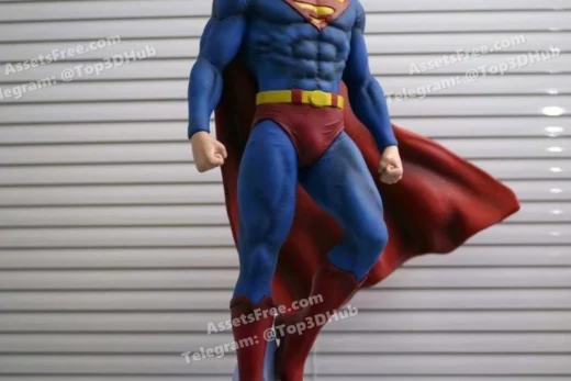 Superman fan art statue