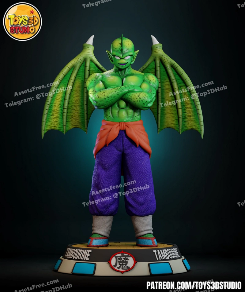 Tambourine toy 3d studio