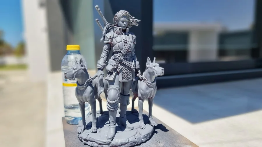 Tanya – Hound Master – STL 3D Print Model | AssetsFree.com Tanya hound master