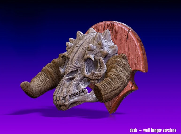 TauntaunSkull – STL 3D Print Model | AssetsFree.com Tauntaunskull