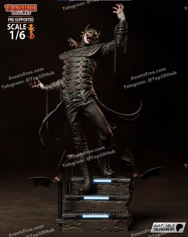 The Batman Who Laughs – STL 3D Print Model | AssetsFree.com The batman who laughs