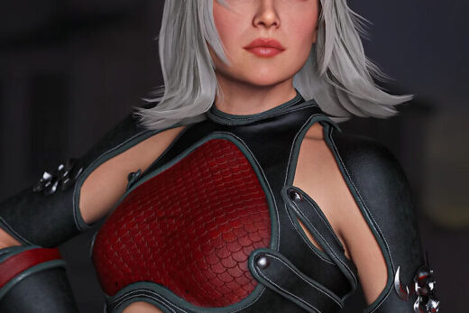 Thornmail warplate hero bundle for genesis 9 and 8, 8.1 females