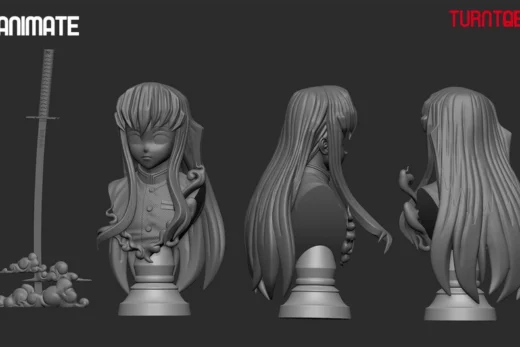 Tokito muichiro busto kimetsu no yaiba myanimate