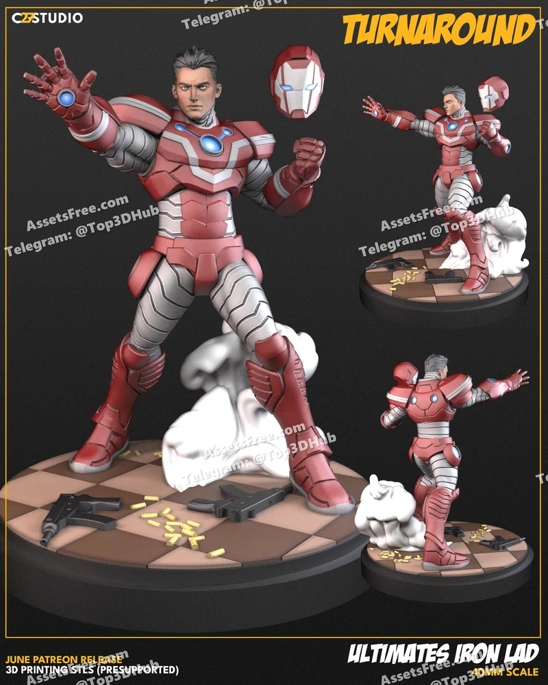 Ultimate iron lad (time baby stark)