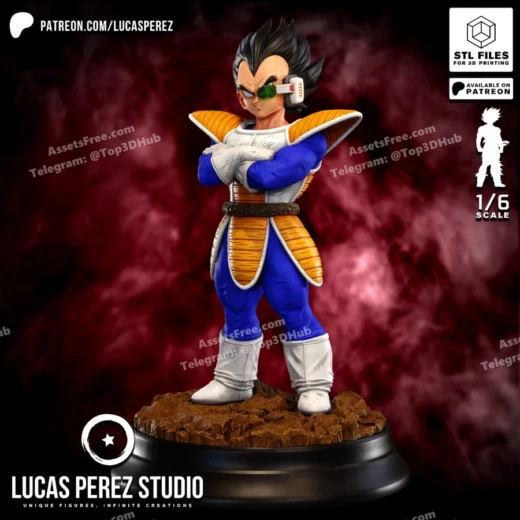 Vegeta scouter saiyan saga lucas perez