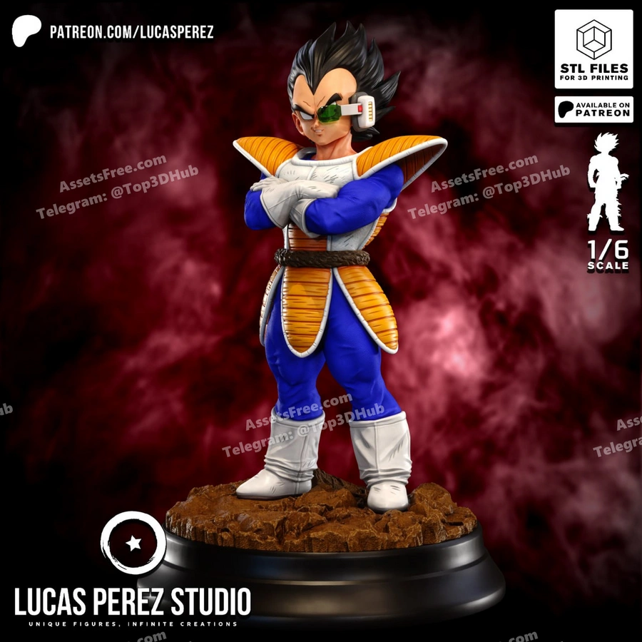 Vegeta scouter saiyan saga lucas perez
