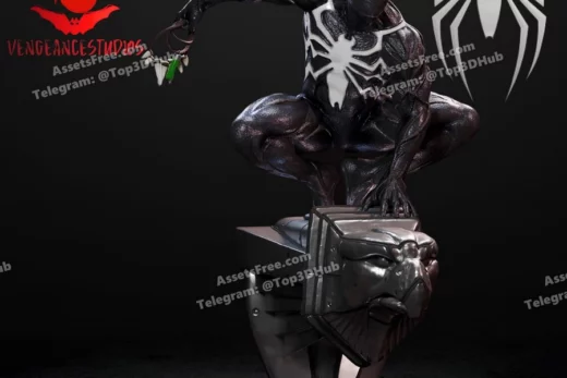 Vengeancestudios – symbiote spider man from spider man 2 – 3d print