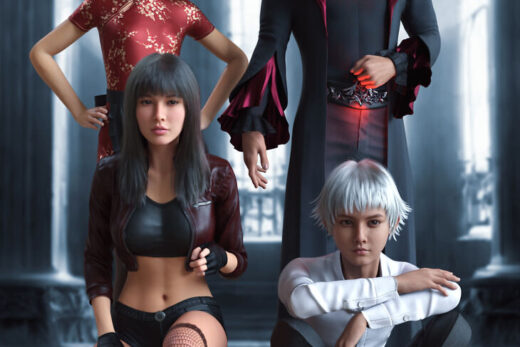 Vo ina, and young, and male,and male young hd for genesis 9 bundle