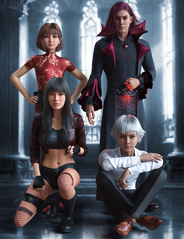 Vo ina, and young, and male,and male young hd for genesis 9 bundle