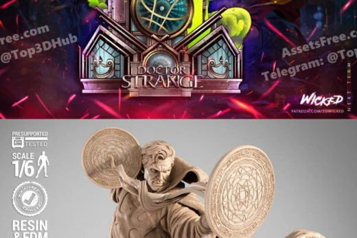 Wicked dr strange sculpture