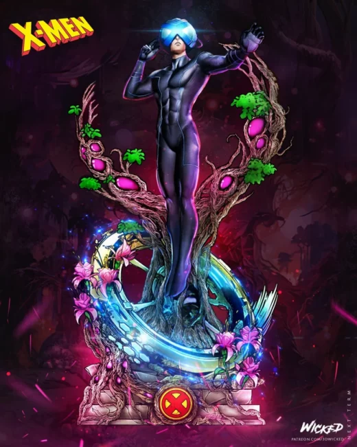 Wicked professor x helmet sculpture