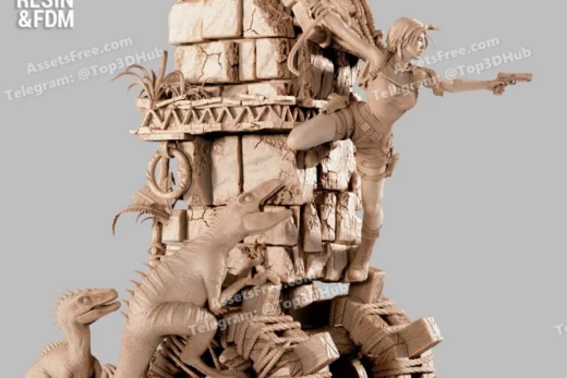 Wicked tomb raider diorama