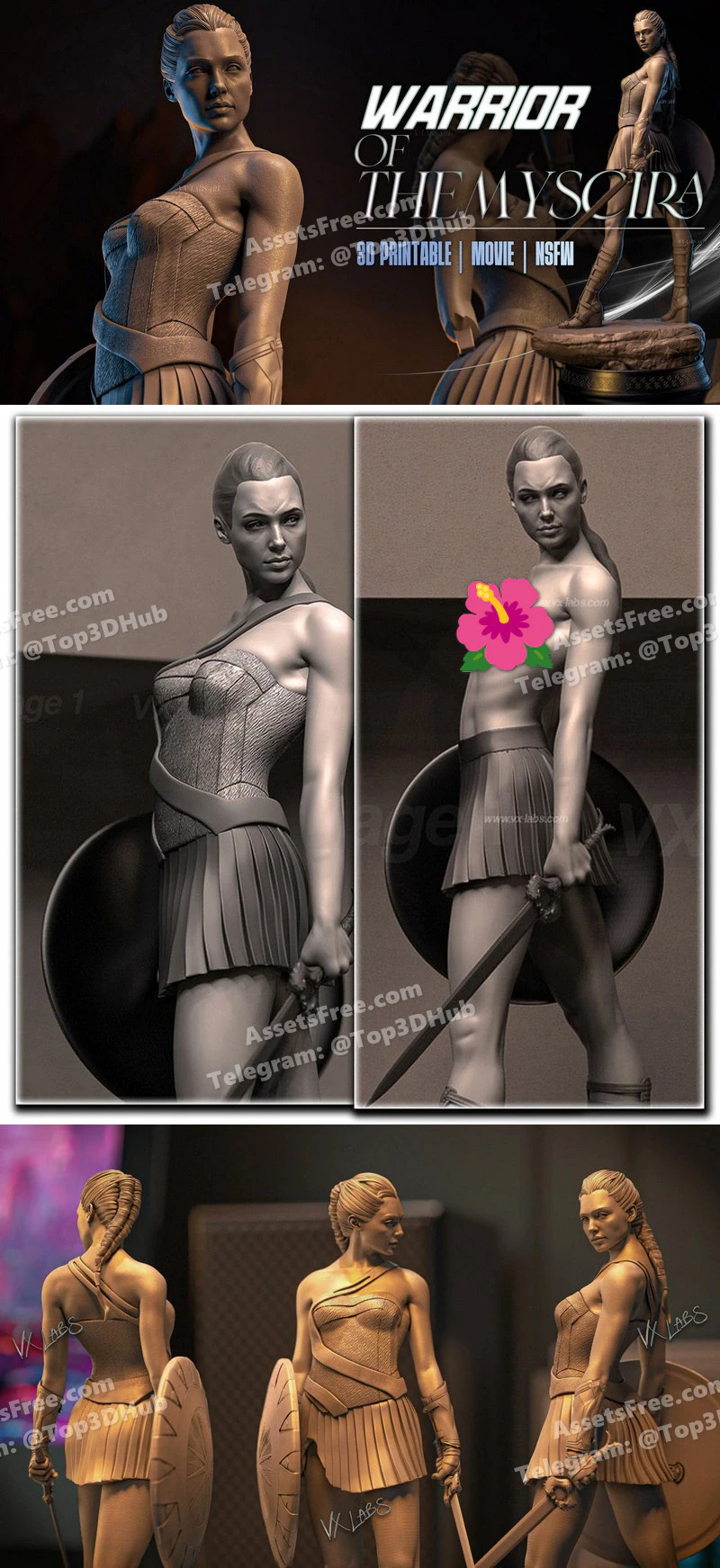 Warrior of themyscira wonder woman (nsfw)