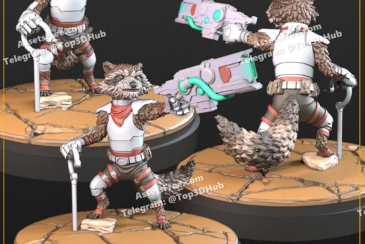 Wastelanders rocket raccoon (scrap grandpa)