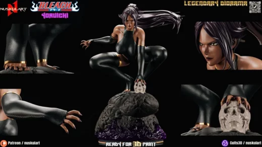 Yoruichi bleach anime nsfw nuskulart