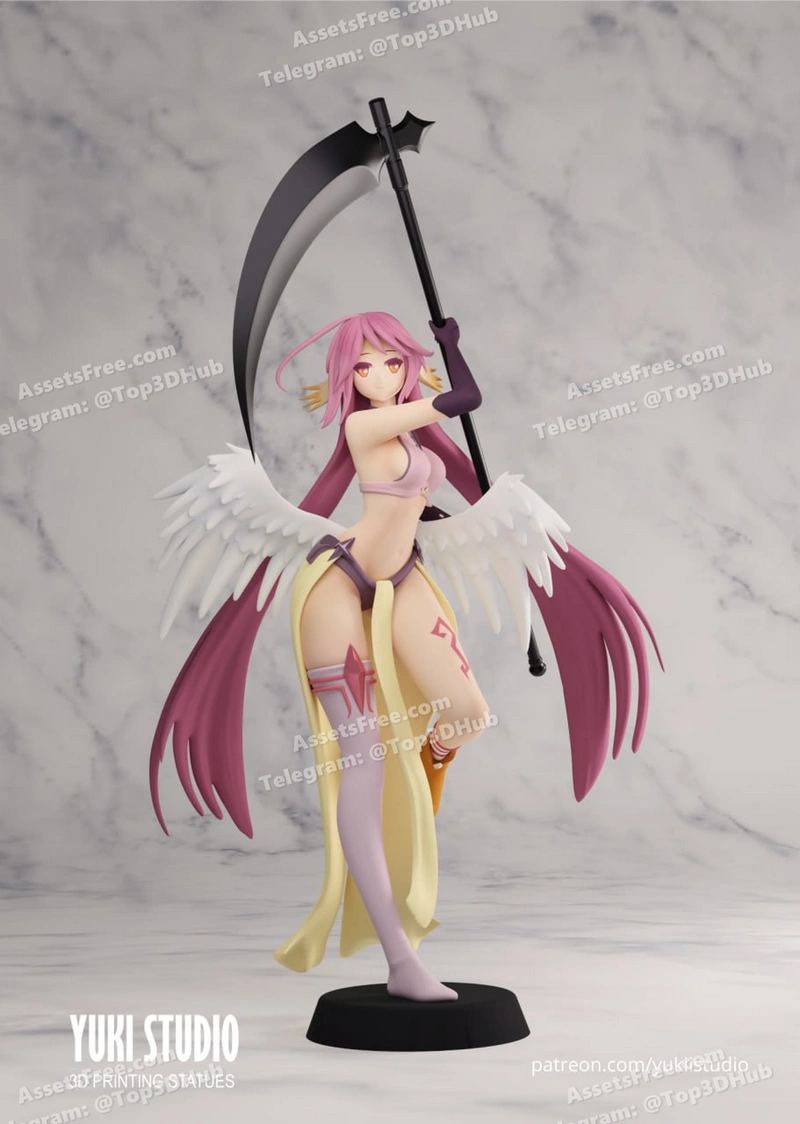 Yuki studio jibril stl no game no life