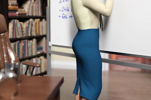 Z professions teacher pose mega set for genesis 9 and 8 female