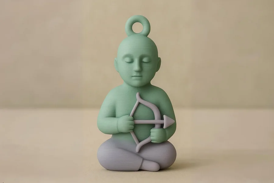 Zodiac sagittarius keychain