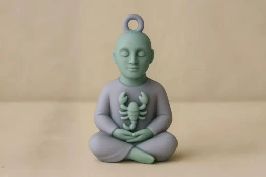 Zodiac scorpio keychain