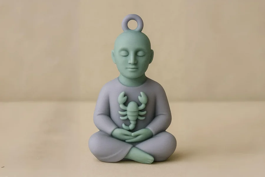 Zodiac scorpio keychain