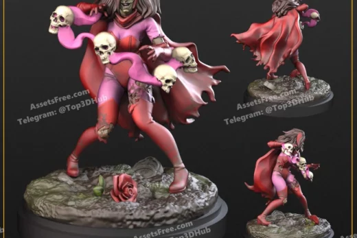 Zombie scarlet witch