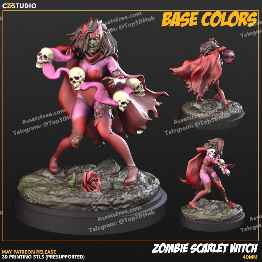 Zombie scarlet witch