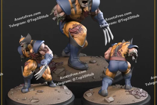 Zombie wolverine (bub's brains)